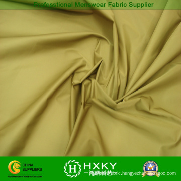 Yellow Color Polyester Winter Outer Wear Garment Fabric